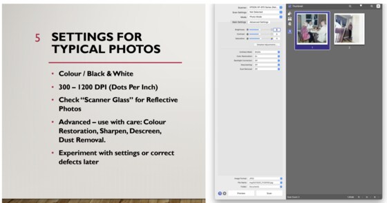 Photography Group - Scanning Workshop & Field Trip Discussion