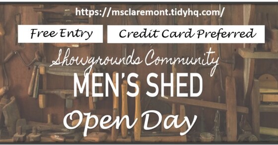 Men's Shed Open Day - 5th December