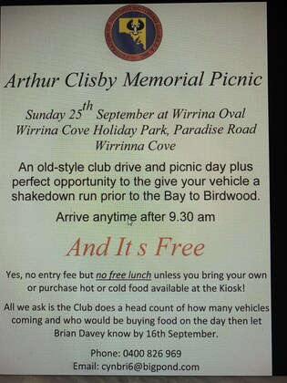 Arthur Clisby Memorial Picnic - September 25, 2022