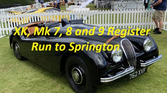 XK, Mk 7, 8 and 9 Register Run to Springton - Tues. 13th October 2020