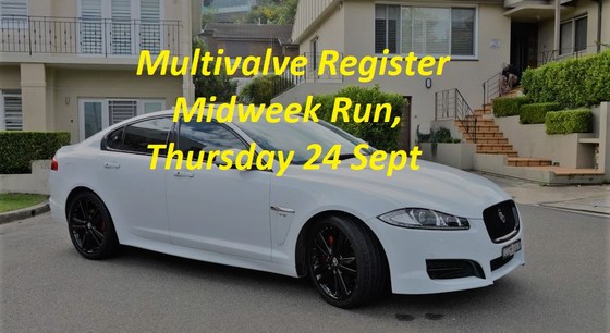 Multivalve Register Midweek Run - Thursday 24th September 2020