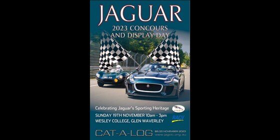 Jaguar Car Club of Victoria Concours and Display Day. 