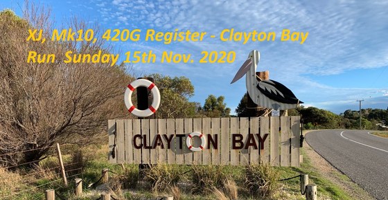 XJ, Mk10, 420G Register - Clayton Bay Run  Sunday 15th November 2020