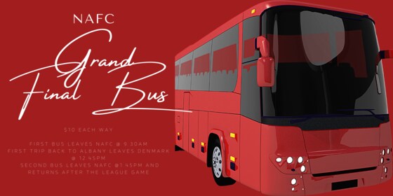 NAFC Grand Final Bus 