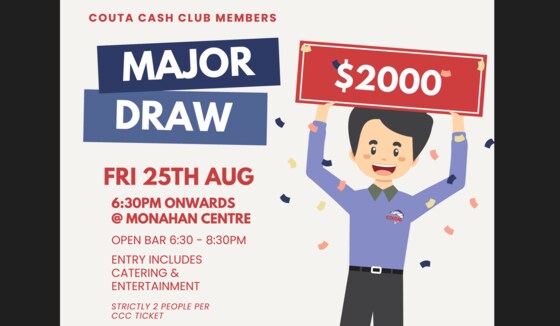 Couta Cash Club - Major Draw