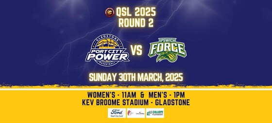 QSL Round 2 - Port City Power v Ipswich Force