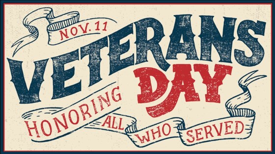 the VETERANS DAY ride