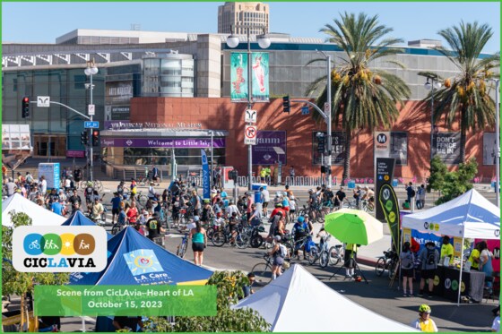 the CicLAvia (♥ of LA) club ride