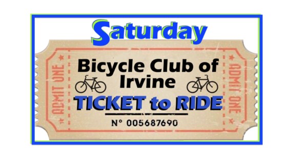 the SATURDAY  ride