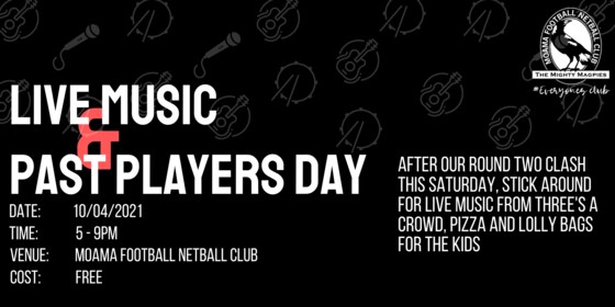 Live Music & Past Players Day 