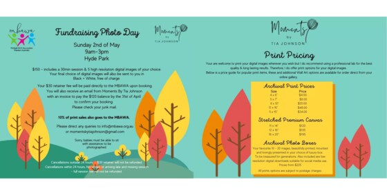 MBAWA Photo Day Fundraiser with Moments by Tia Johnson