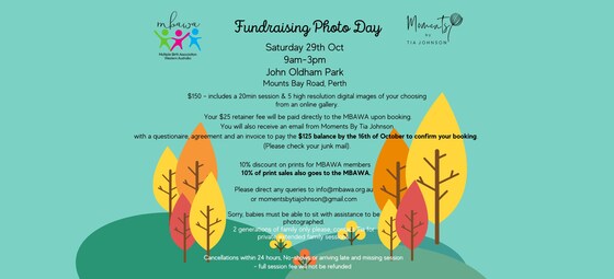 29th of October MBAWA Photo Day Fundraiser with Moments by Tia Johnson