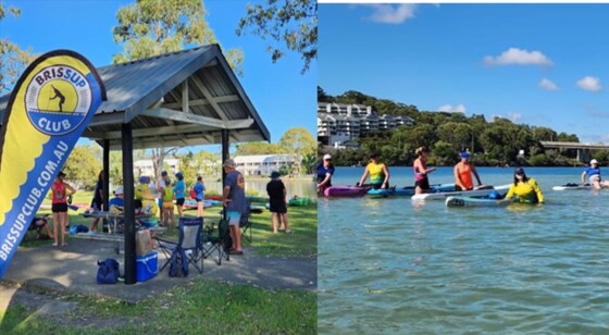 Social paddle at Currumbin - Preston Park