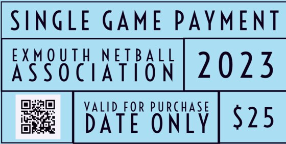 2023 Single Game Payment Ticket