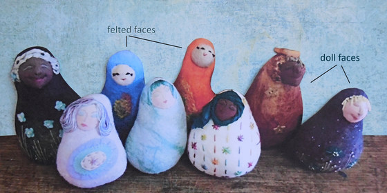 May Social Day - Felted Babushka