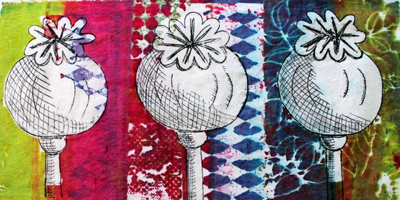 March Social Day - Many ways with Mono-print