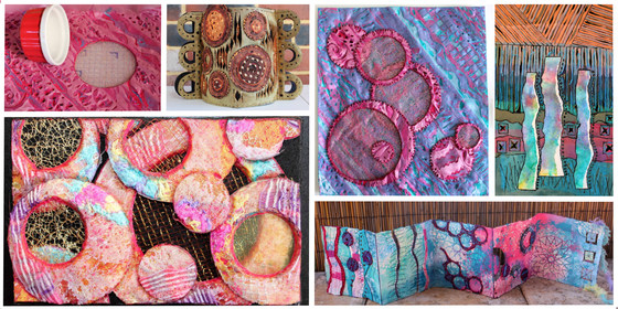 August social day- Melted Textiles