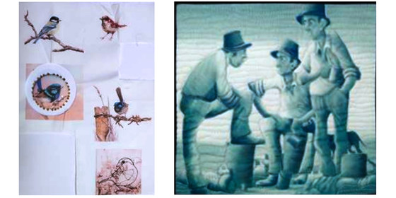 October social day - Transferring photos to fabric