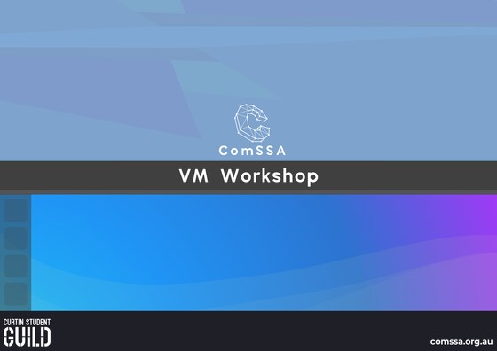 VM Workshop