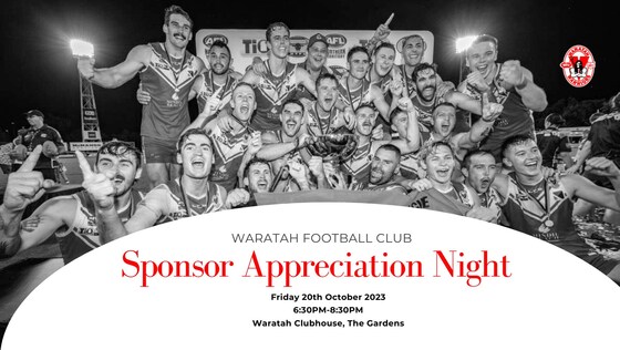 Sponsor Appreciation Night