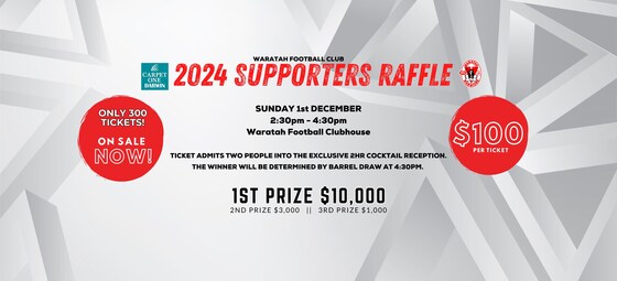 2024 WARATAH FC SUPPORTER RAFFLE TICKET