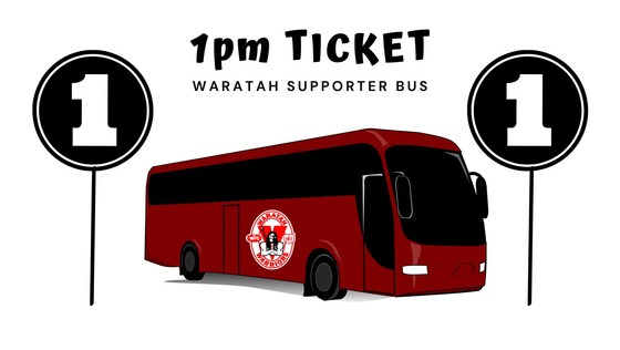 1pm Supporter Bus - Return Ticket