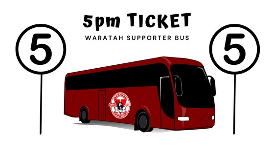 5pm Supporter Bus - Return Ticket