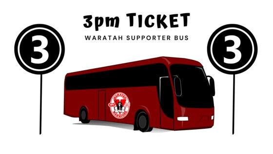 3pm Supporter Bus - Return Ticket