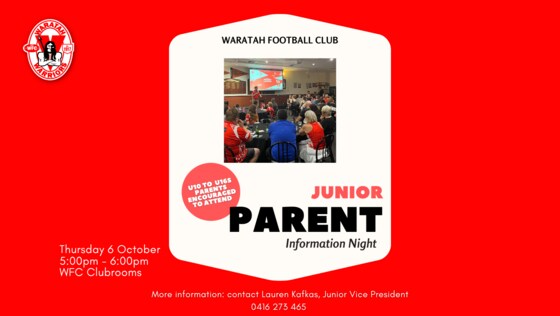 Junior Parent Information Night