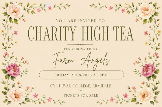 2026 Duval Charity High Tea