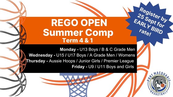 Registration Open Summer Competition